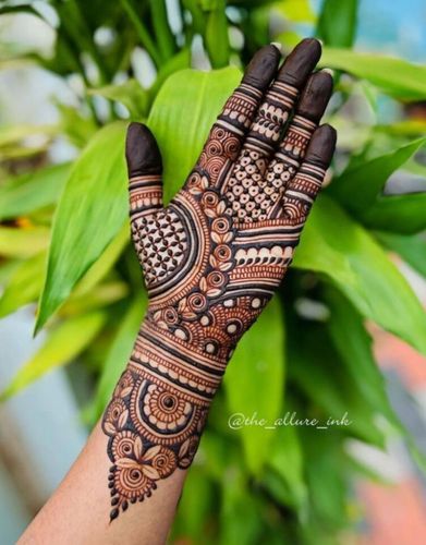 Very Pretty Henna Mehndi Design for Front Hand - Ethnic Fashion  Inspirations!