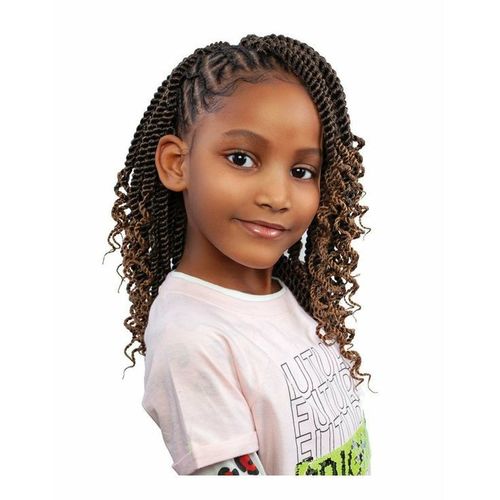 Afri Naptural Kids Rock Pre-Stretched Braid - Kids Jolly Twist 10 - OM30