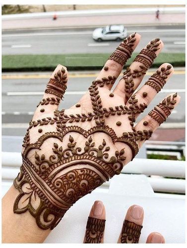 35+ Front Hand Mehndi Design Ideas to Try: 2023-omiya.com.vn
