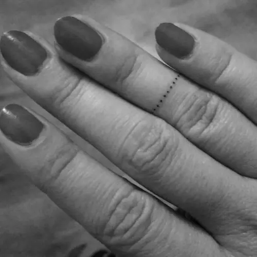 Dotted-ring-tattoo