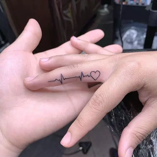 Heart Life Line Temporary Tattoo – neartattoos