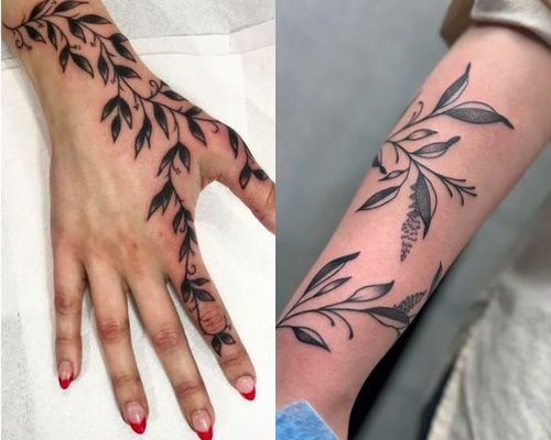 vine tattoos