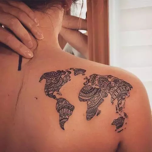 Travel tattoo | Shoulder tattoos for women, Nautical tattoo sleeve, Sleeve  tattoos