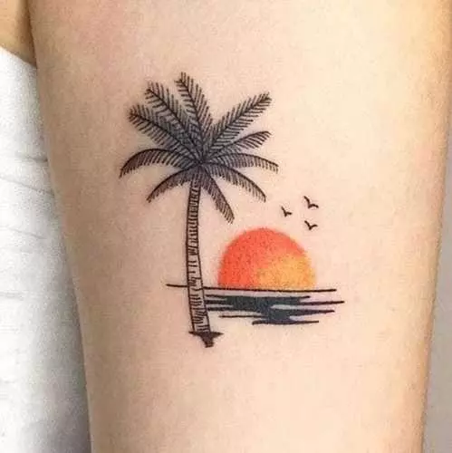 Tree Tattoo - traditional palm tree tattoo - TattooViral.com | Your Number  One source for daily Tattoo designs, Ideas & Inspiration