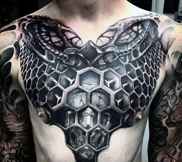 50 Awesome Skull Chest Tattoo Designs for Men [2023 Guide]