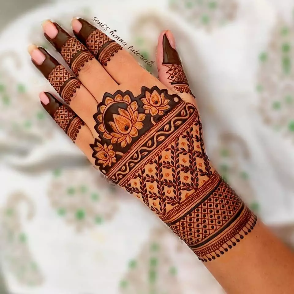 Image of Easy Mehndi Designs for Girls Archives - Simple Craft Idea-sonthuy.vn