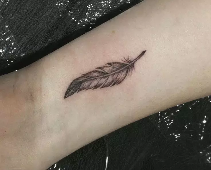 Little Feather Temporary Tattoo - Etsy