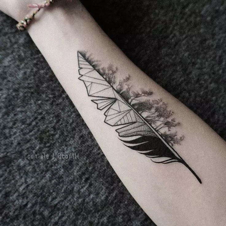 tree-feather-tattoo