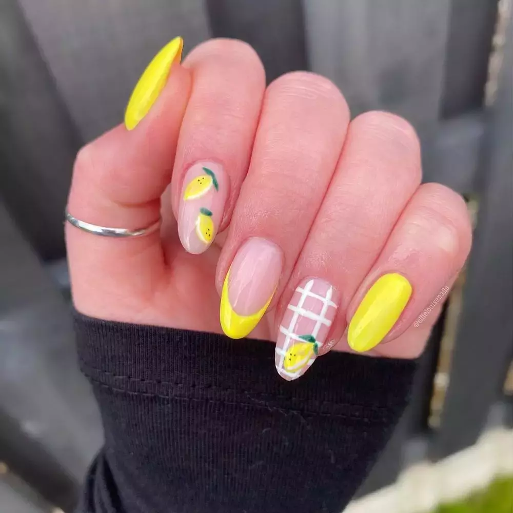 yellow-nail-design