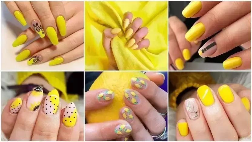 Nail Art #756 - Best Nail Art Designs Gallery | BestArtNails.com | Yellow  nails design, Yellow nails, Nails