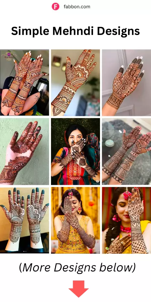500px x 1000px - 151 Simple And Easy Mehndi Designs (With Photos) | Fabbon