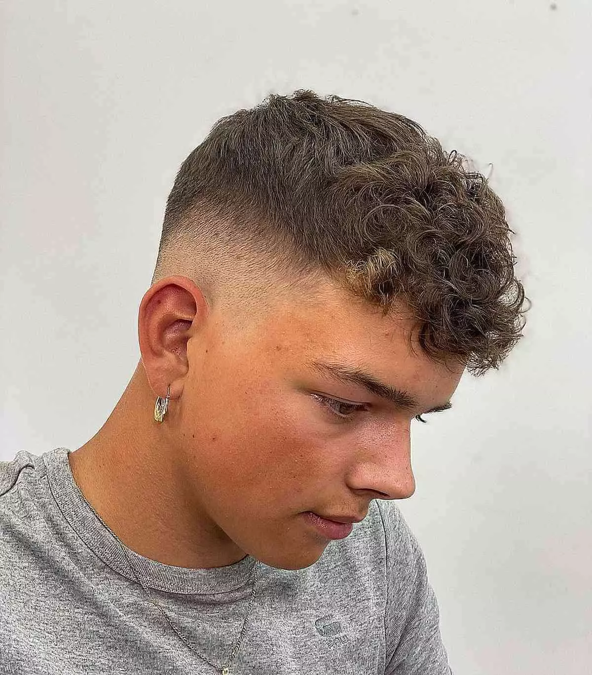 high fade haircut men