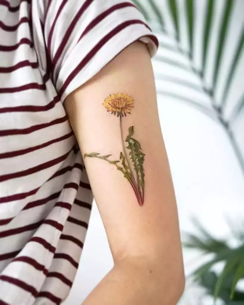 Buy Dandelion Temporary Tattoo / Dandelion Hand Tattoo Online in India -  Etsy