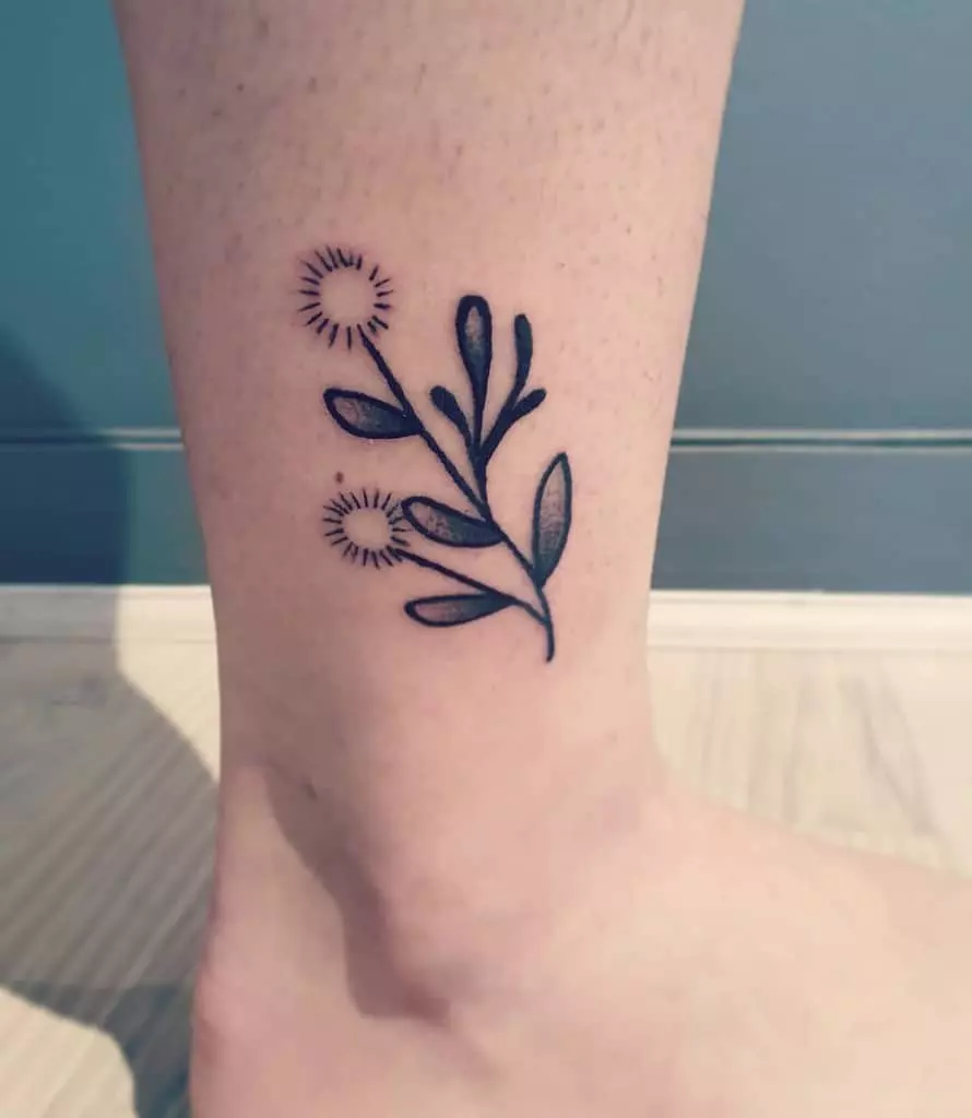 Minimalist Dandelion Temporary Tattoo set of 3 - Etsy