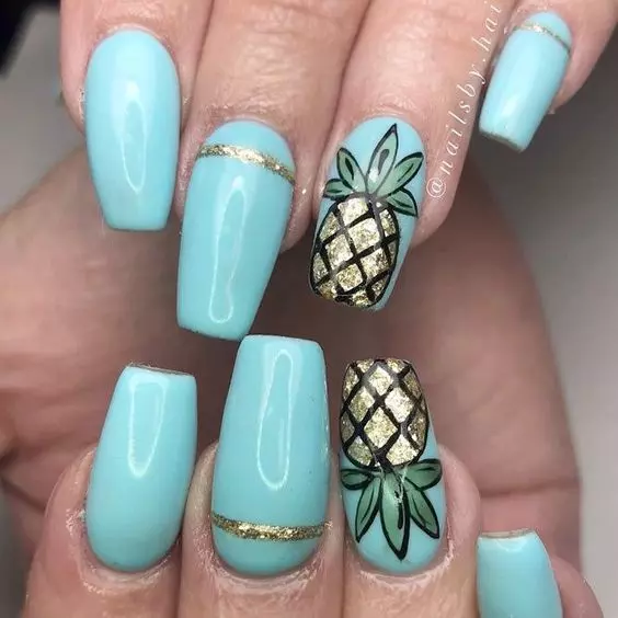 pineapple-tropical-nails