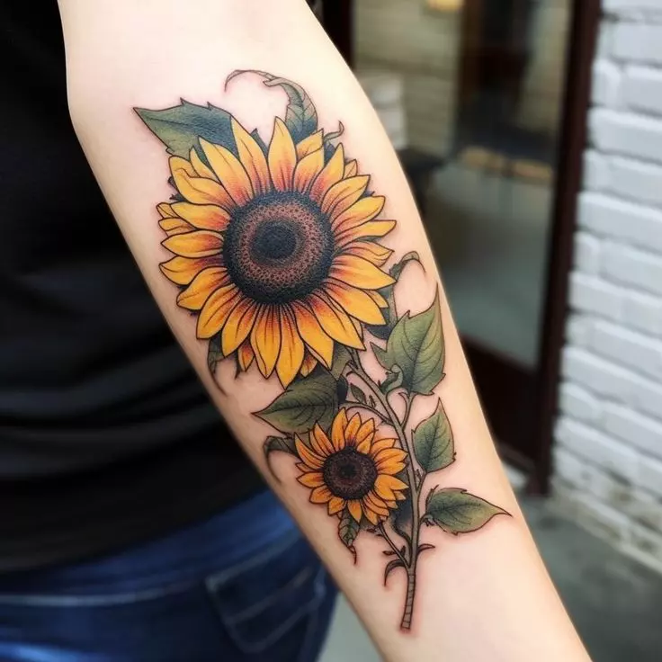 51 Stunning Sunflower Tattoo Design Ideas - 2024 | Fabbon