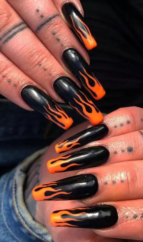 Black-and-orange-coffin-nails