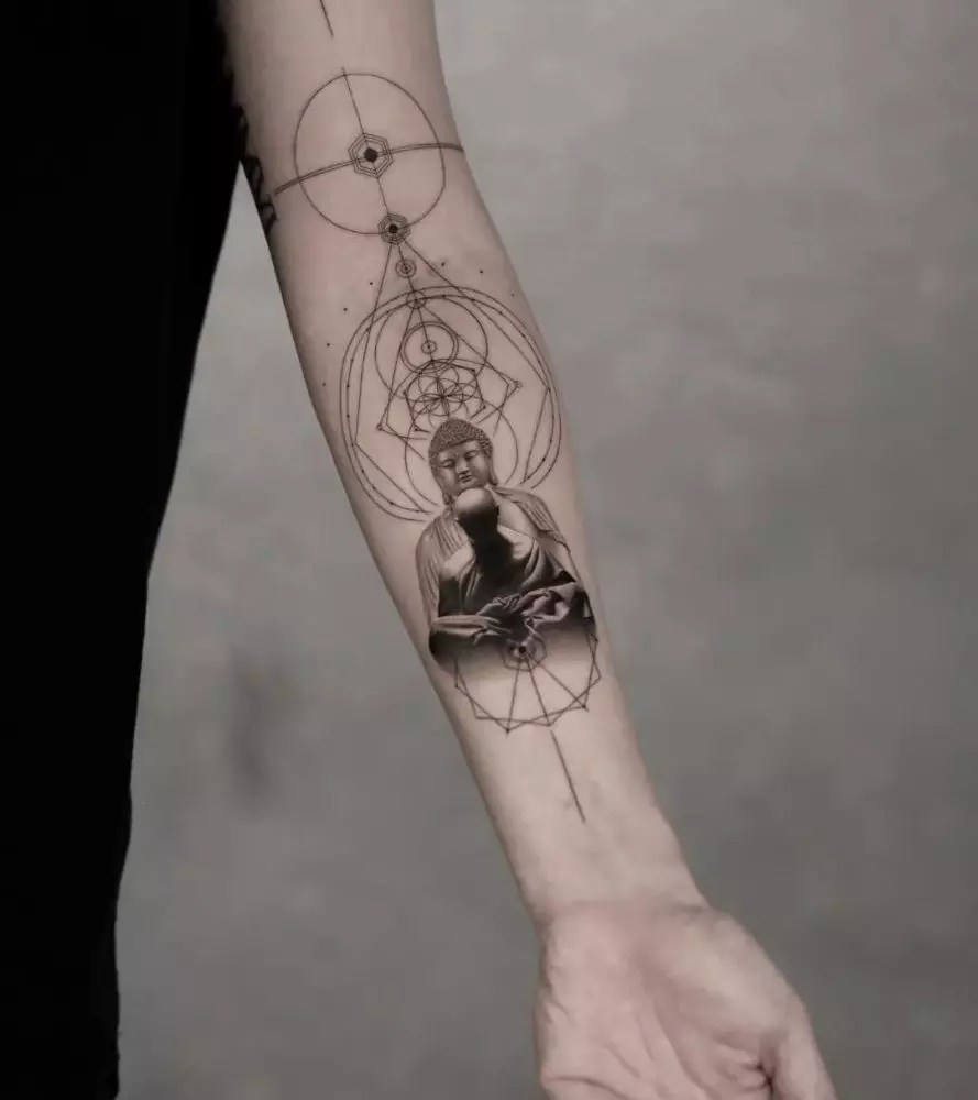 Buddha-arm-tattoo-design