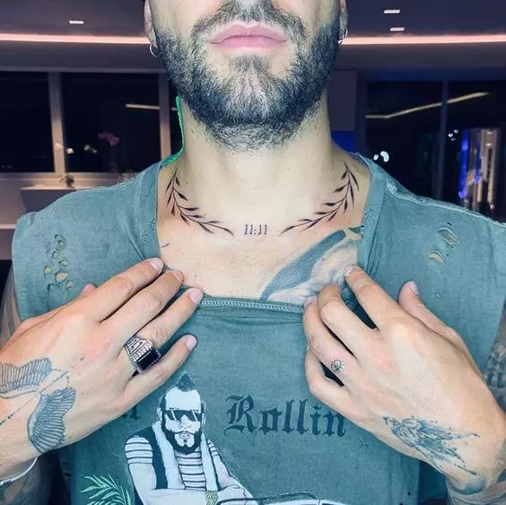 neck-leaf-tattoo