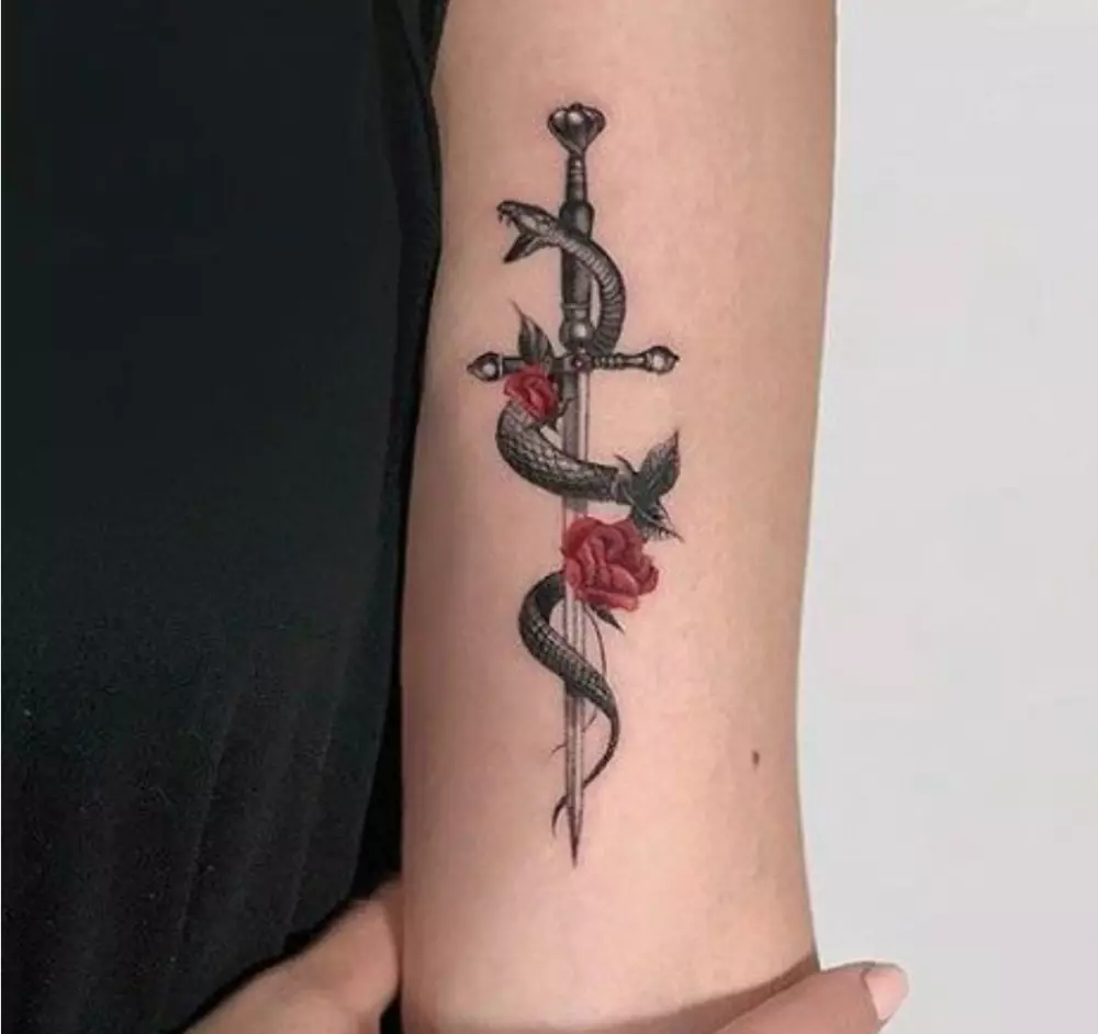 sword-snake-tattoo