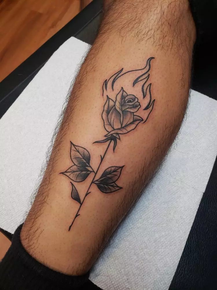 fire-rose-tattoo