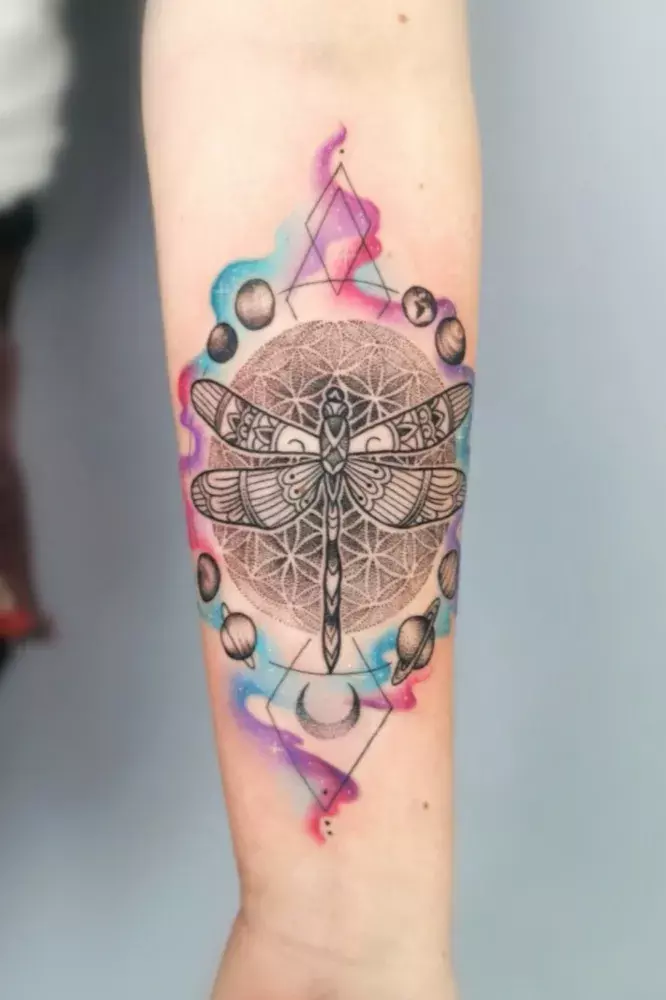 Celestial-dragonfly-tattoo
