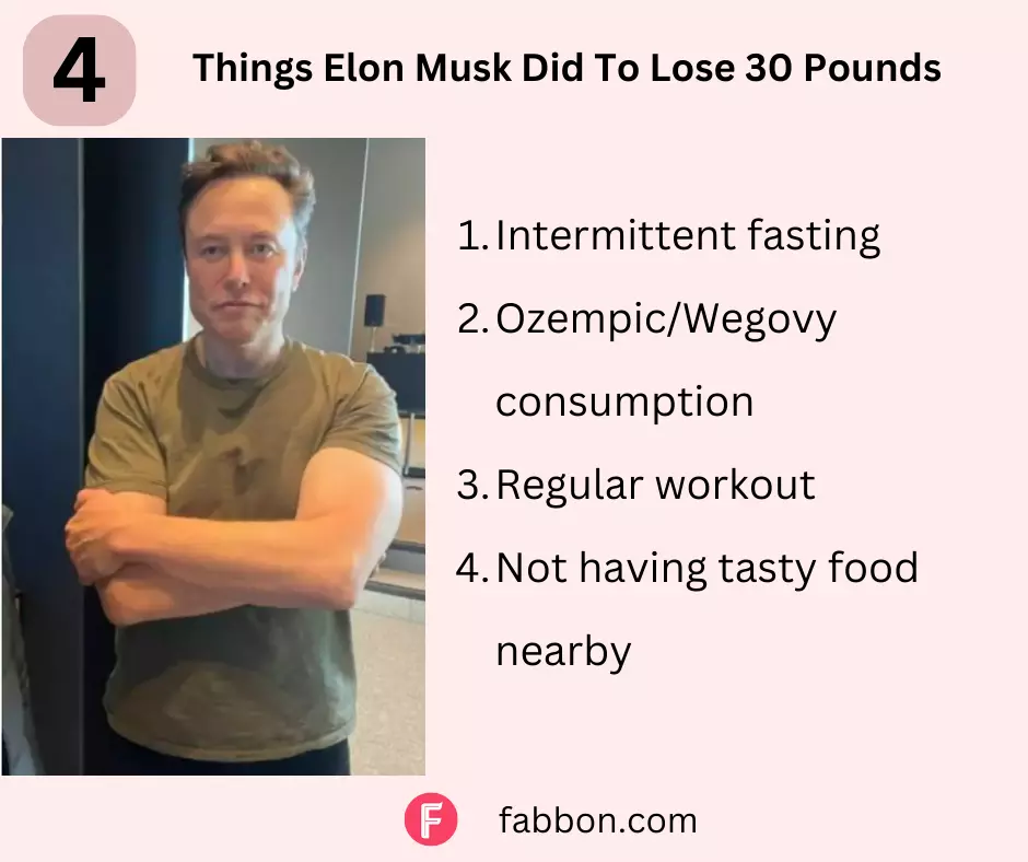 elon musk weight loss