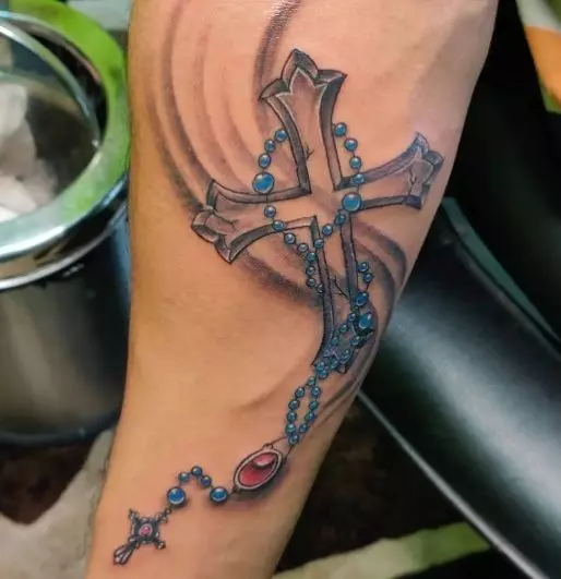 Jesus-cross-tattoo-with-rosary