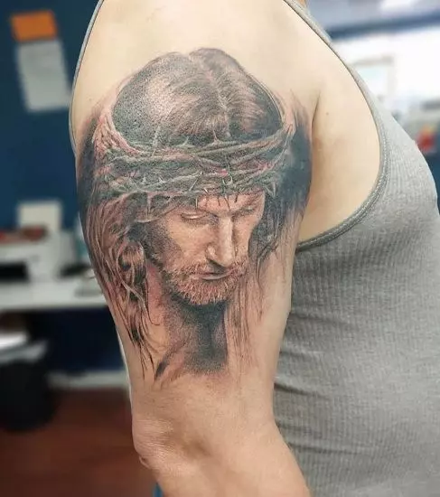 Realistic-Jesus-face-tattoo