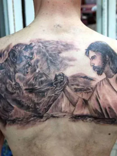 Jesus-and-Devil-Tattoo