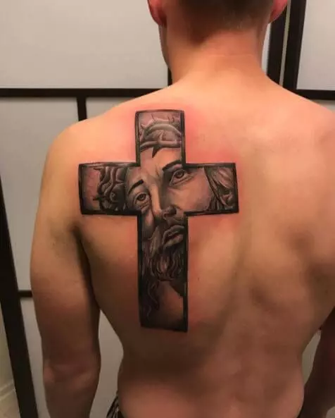 Cross-and-Jesus-Tattoos-Design-on-Men-Upper-Backside