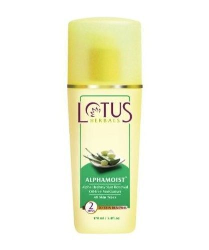 3- Lotus Herbals Alphamoist Alpha Hydroxy Skin Renewal Oil-Free Moisturizer