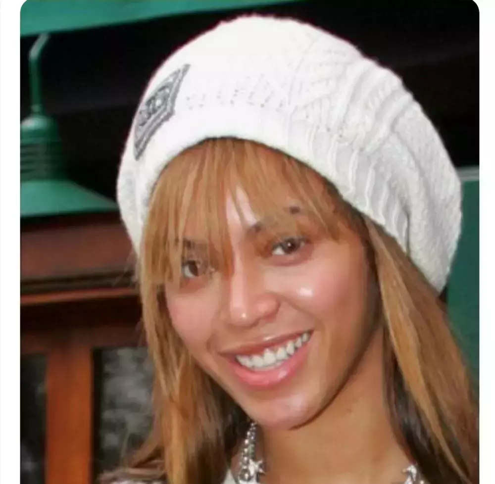 Beyonce-natural-face