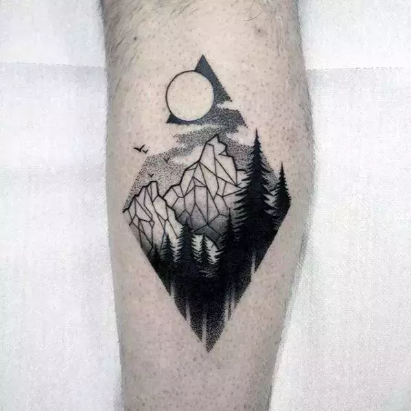 geometric-mountain-tattoo