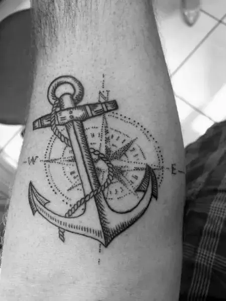 anchor+compass-tattoo-men