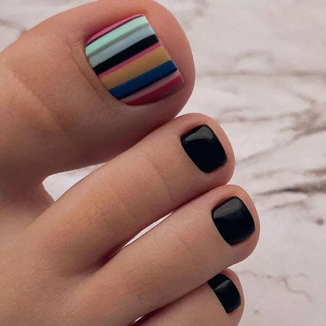 toe-nail-designs-beach-neon-lines