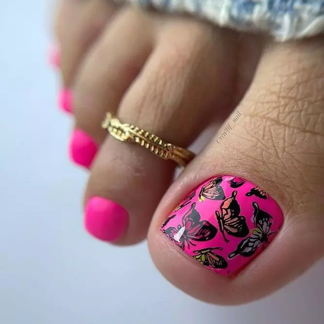 toe-nail-designs-beach-pink-butterfly