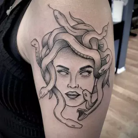 Medusa-tattoo