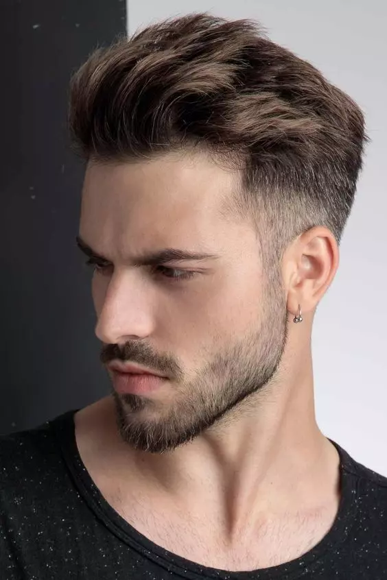 100 Types of Fade Hairstyles & Haircuts for Men Trending Right Now | Men  haircut curly hair, Wavy hair men, Curly hair men