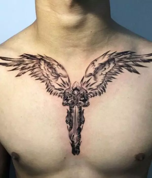 Collarbone-Wing-Tattoo-for-men