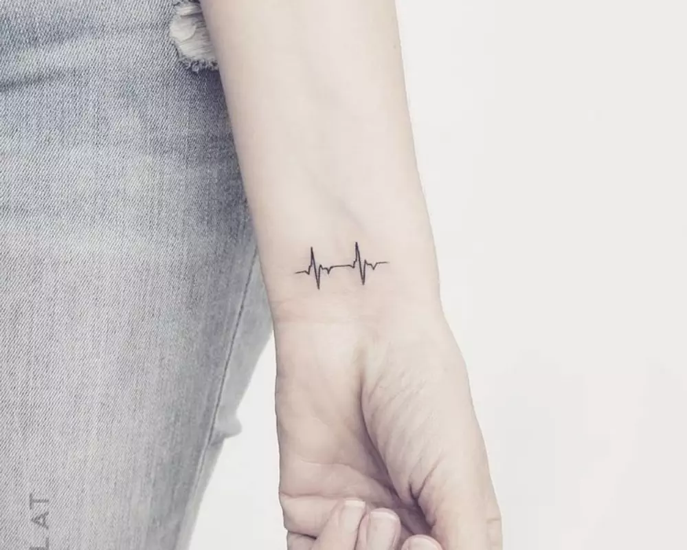 Family Tattoo | Small Heart Tattoo | Heartbeat Tattoo | Family Tattoo  Design | Wrist Tattoo | - YouTube