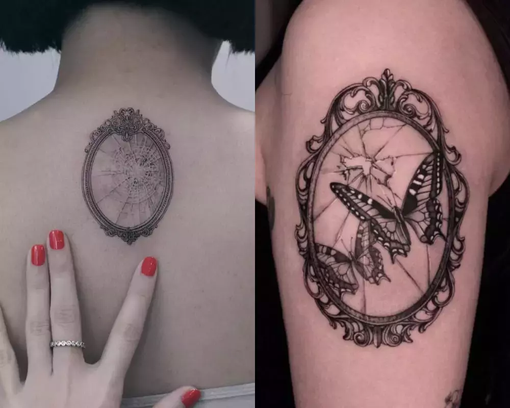 Broken Mirror Tattoo
