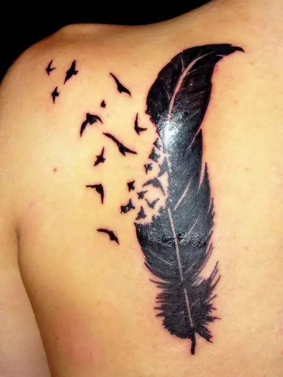 feather-tattoo-with-bird