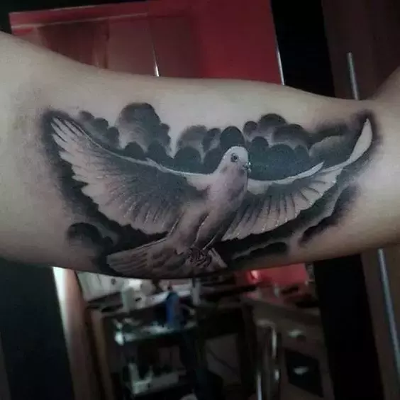 vintage-dove-tattoo