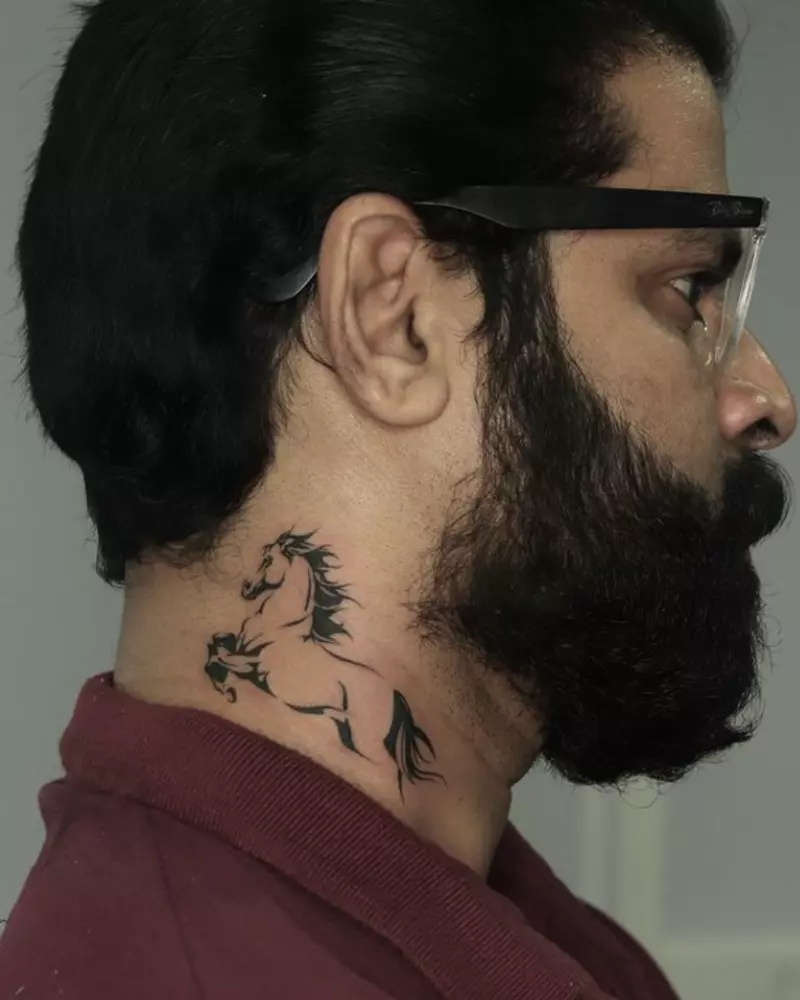horse-neck-tattoo-for-men