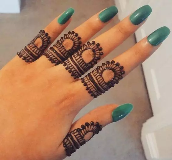 Latest And Attractive Ring Mehndi Designs For Eid 2022||Ring Mehndi For  Girls - YouTube