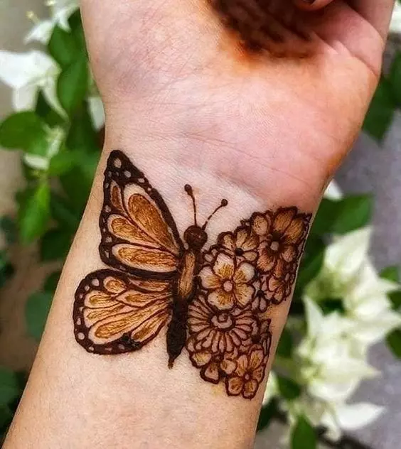 butterfly-mehndi