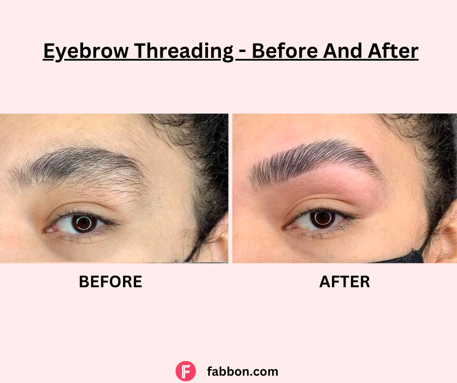 eyebrow-threading-before-after
