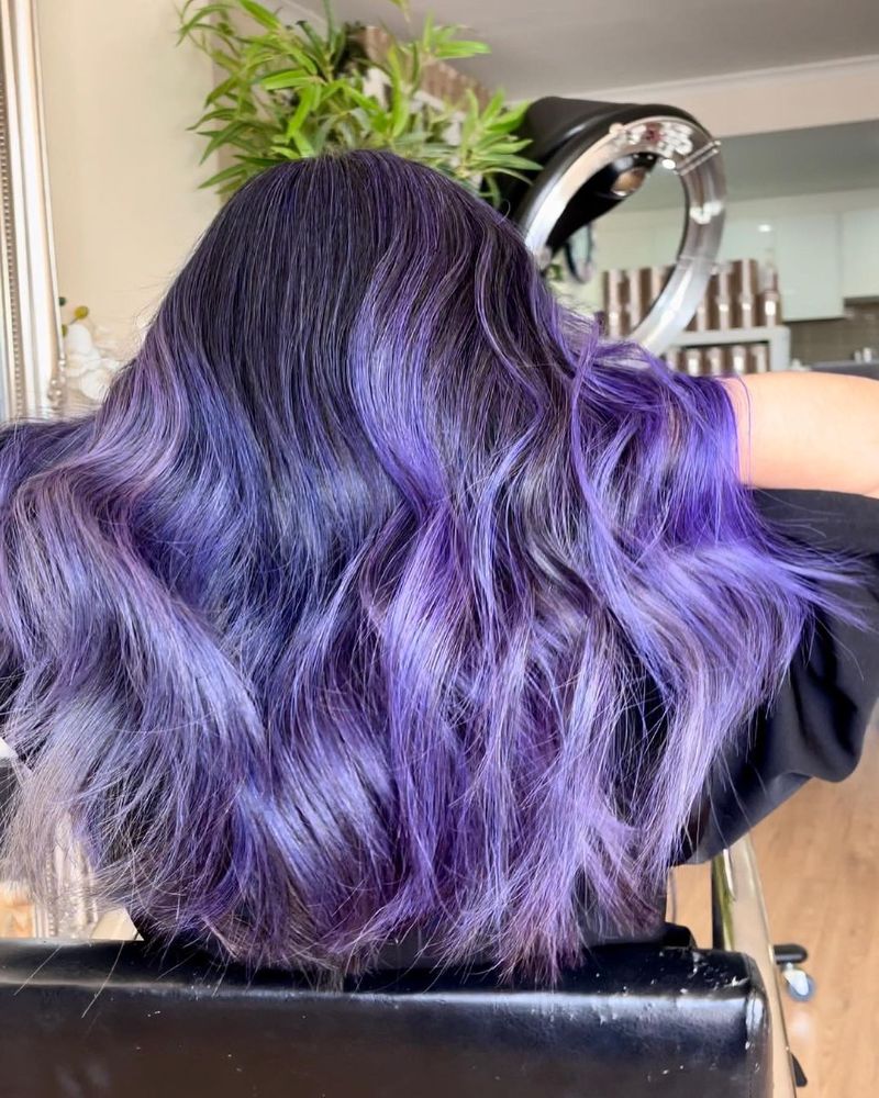 Soft Purple Hair Colour