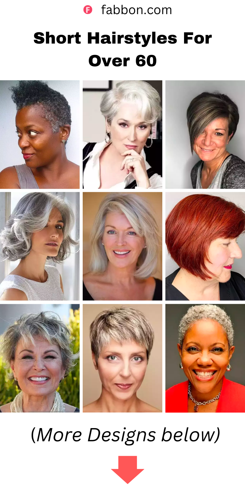 Ladies short hairstyles over 60 - YouTube